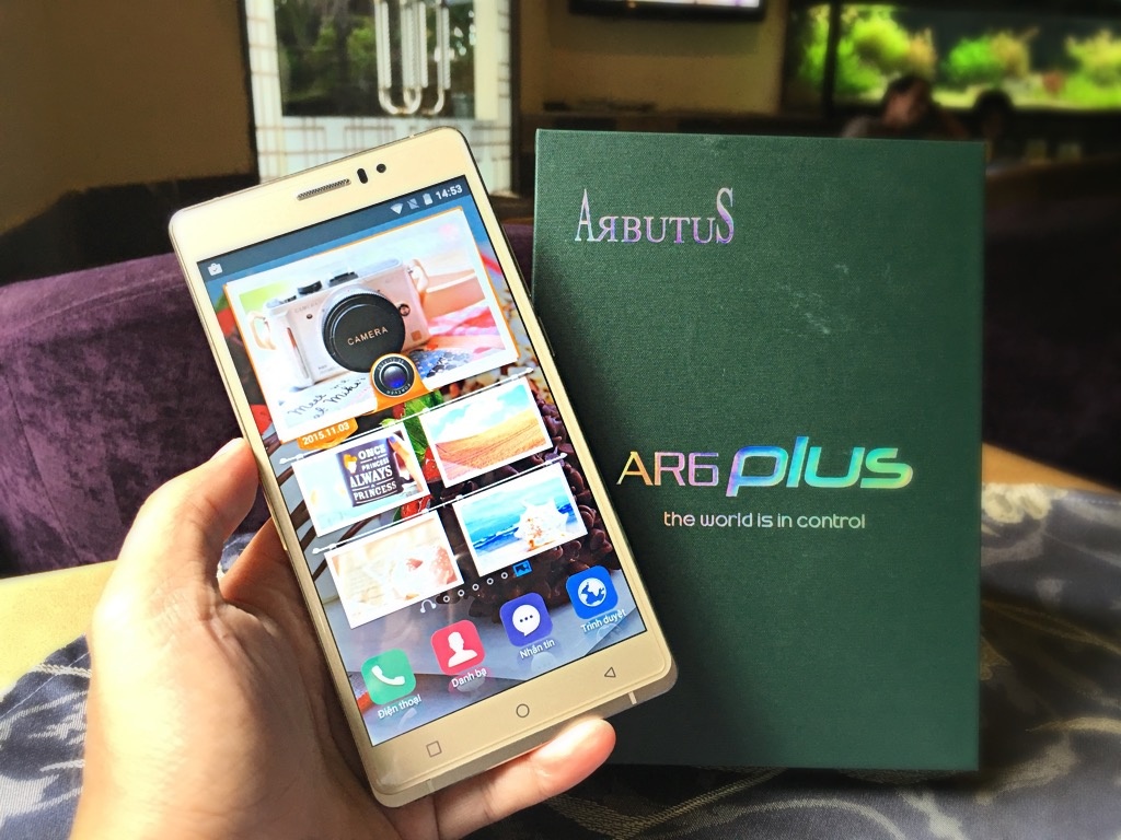 Arbutus AR6 Plus: Smartphone cong nghe Nhat, gia binh dan hinh anh