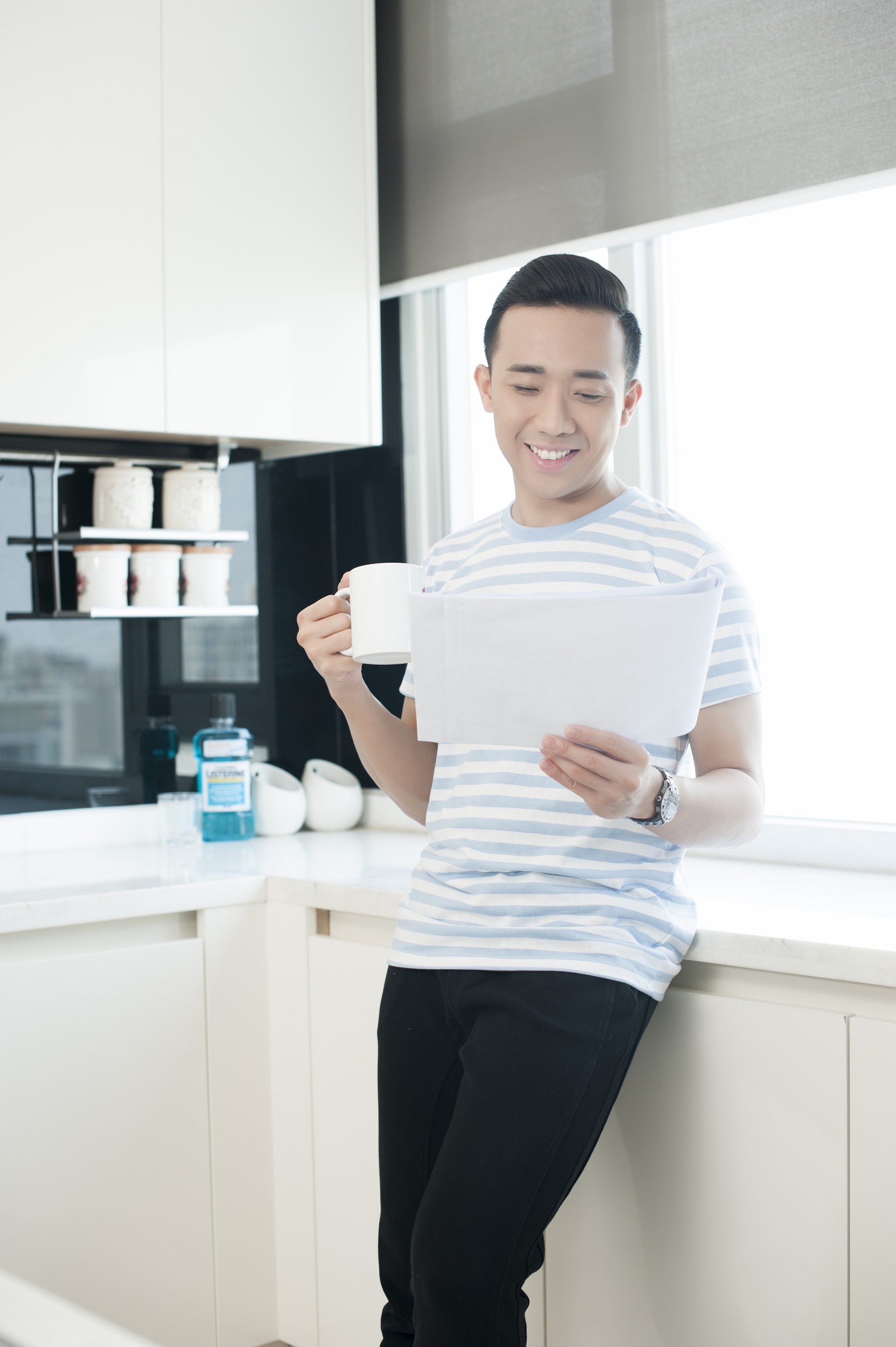 Trấn Thành luôn luyên tập để trở thành người tạo tiếng cười cho khán giả.