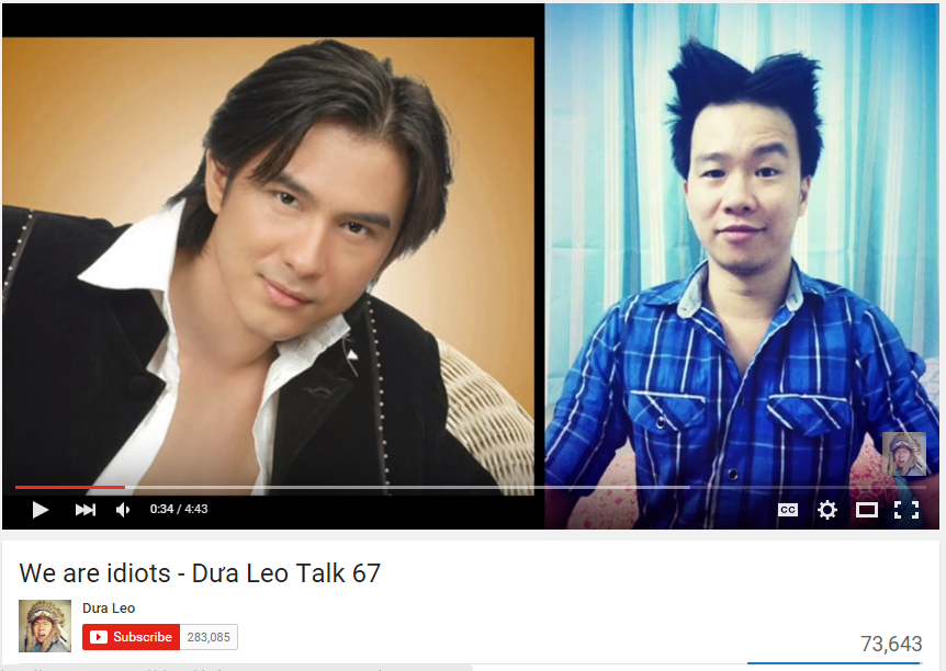 Dưa Leo thừa nhận mình từng mê mệt mốt tóc “bổ luống” của Đan Trường.