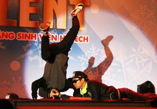 Tiết mục beatbox đầy ấn tượng của Đặng Đức Phúc.