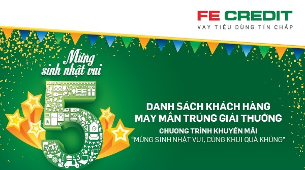 FE Credit mung 60 khach hang trung thuong hinh anh