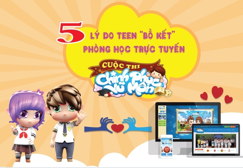5 ly do ban tre yeu thich phong hoc truc tuyen cuoc thi CPVM hinh anh