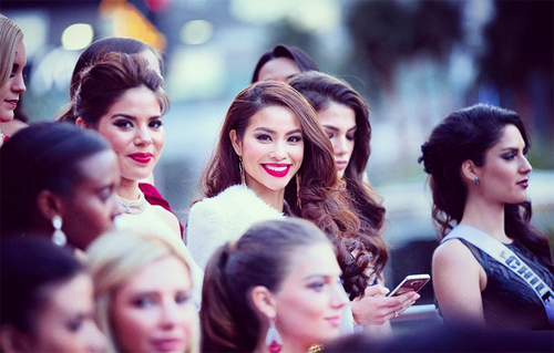 Dù không đoạt giải nhưng Phạm Hương đã góp phần không nhỏ trong việc nâng tầm nhan sắc Việt.