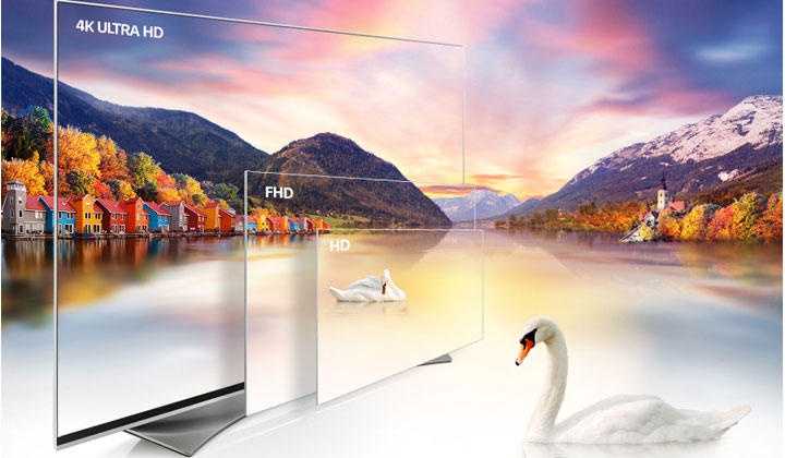 Chất lượng hình ảnh TV 4K của LG sắc nét và sống động hơn.