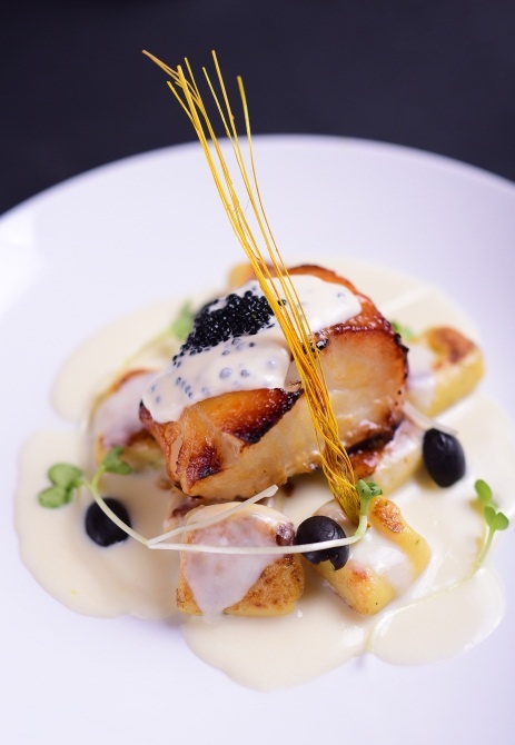 Mở đầu các sự chọn lựa cho món chính là cá tuyết nướng dùng với Gnocchi sốt kem sả.