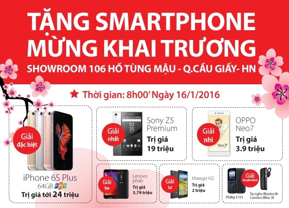 TechOne tang smartphone mung khai truong shop Ho Tung Mau hinh anh
