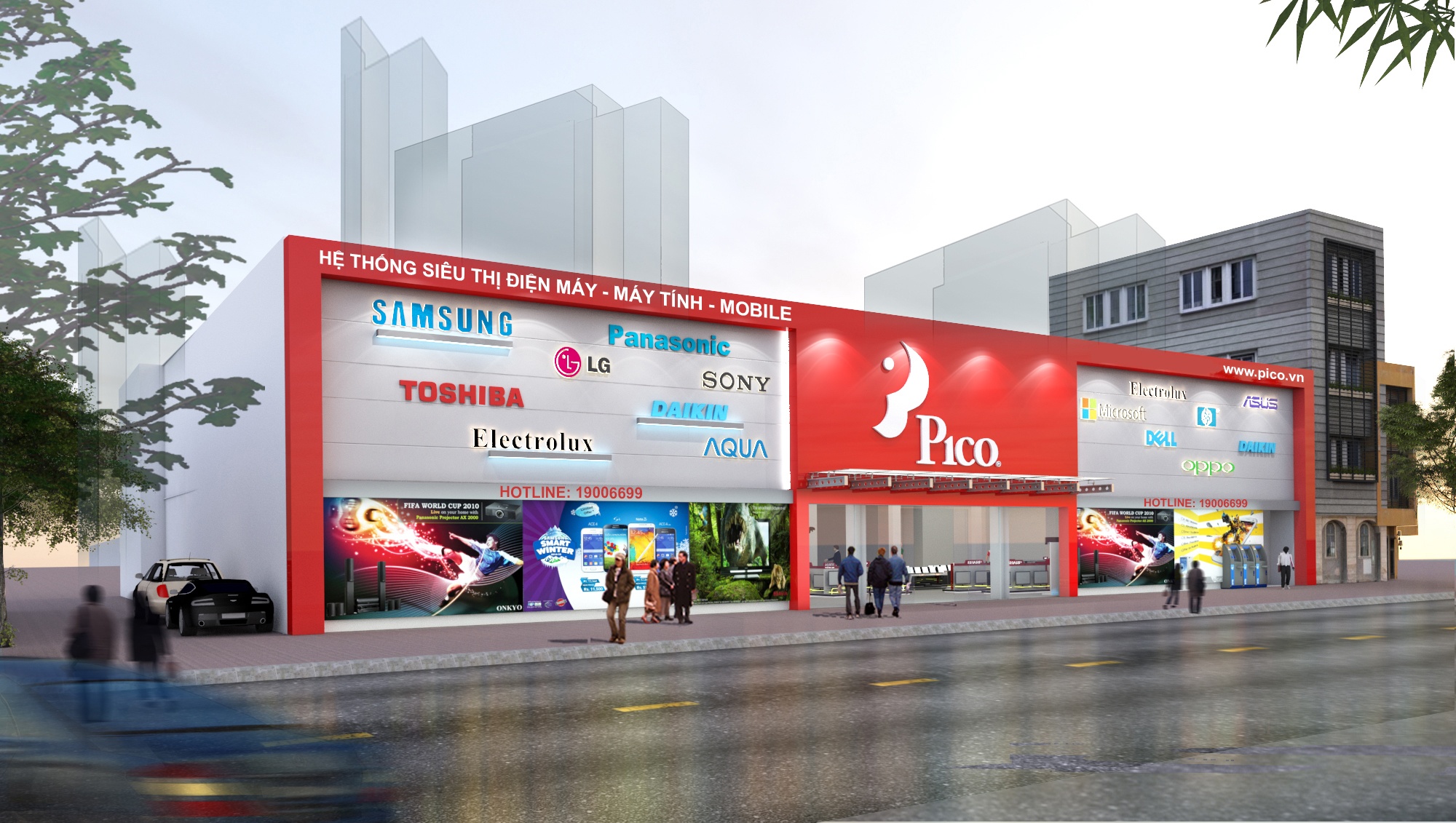 Pico khai truong dai sieu thi moi hinh anh