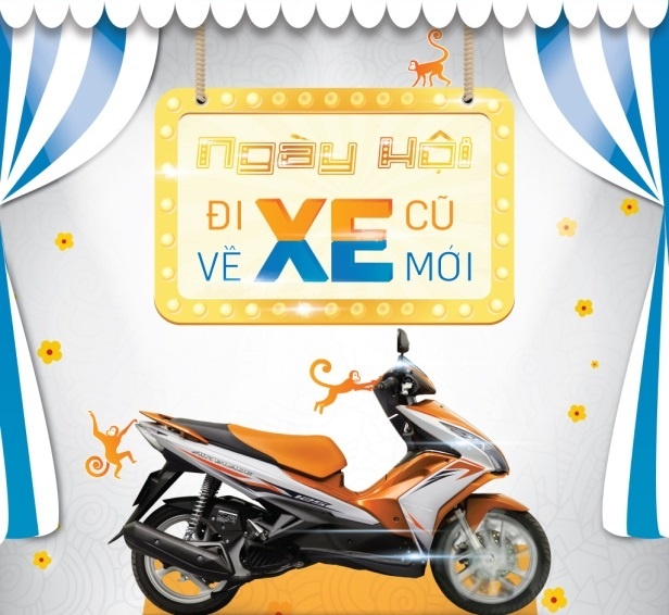 FE Credit to chuc ngay hoi 'Di xe cu,ve xe  moi' hinh anh
