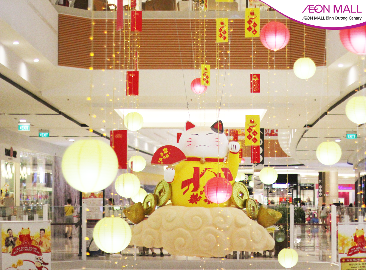 Nhan vang moi ngay khi mua sam Tet tai AEON Mall hinh anh