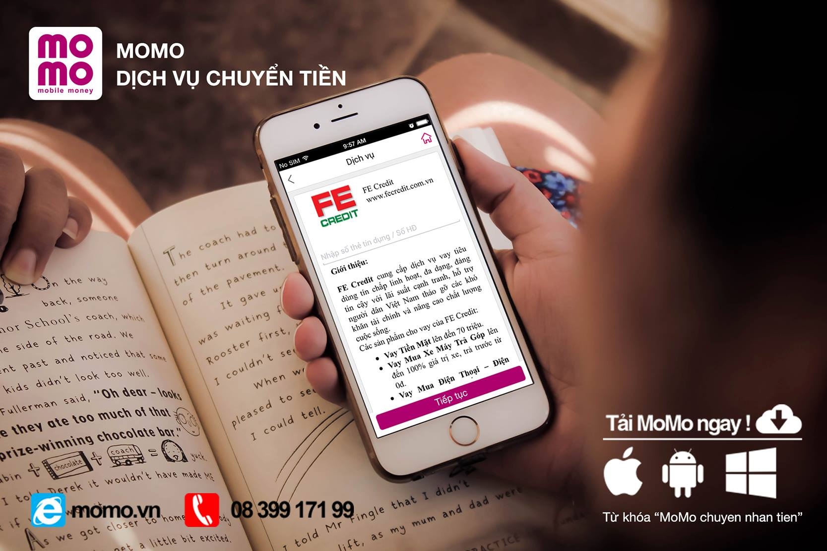 FE Credit hop tac voi MoMo trien khai kenh thanh toan moi hinh anh