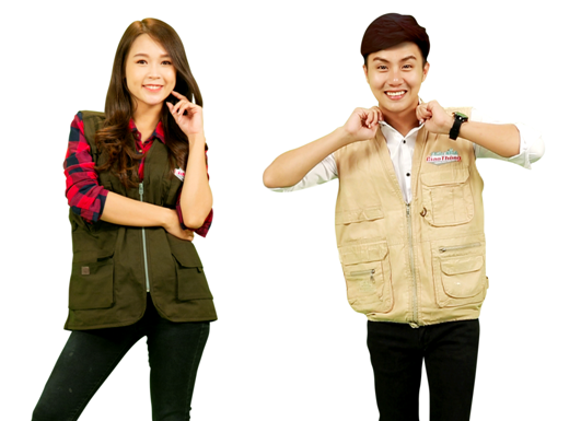 ‘Co giao Khanh’ va Sam lam clip ve an toan giao thong hinh anh