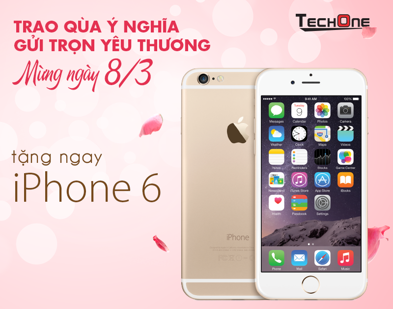 TechOne giam gia lon, tang iPhone 6 dip 8/3 hinh anh