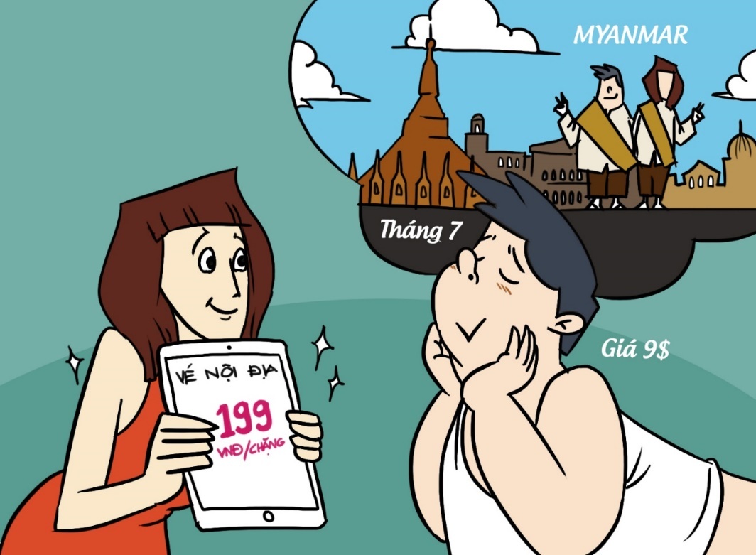 Di hang khong 4 sao gia ve 199.000 dong hinh anh