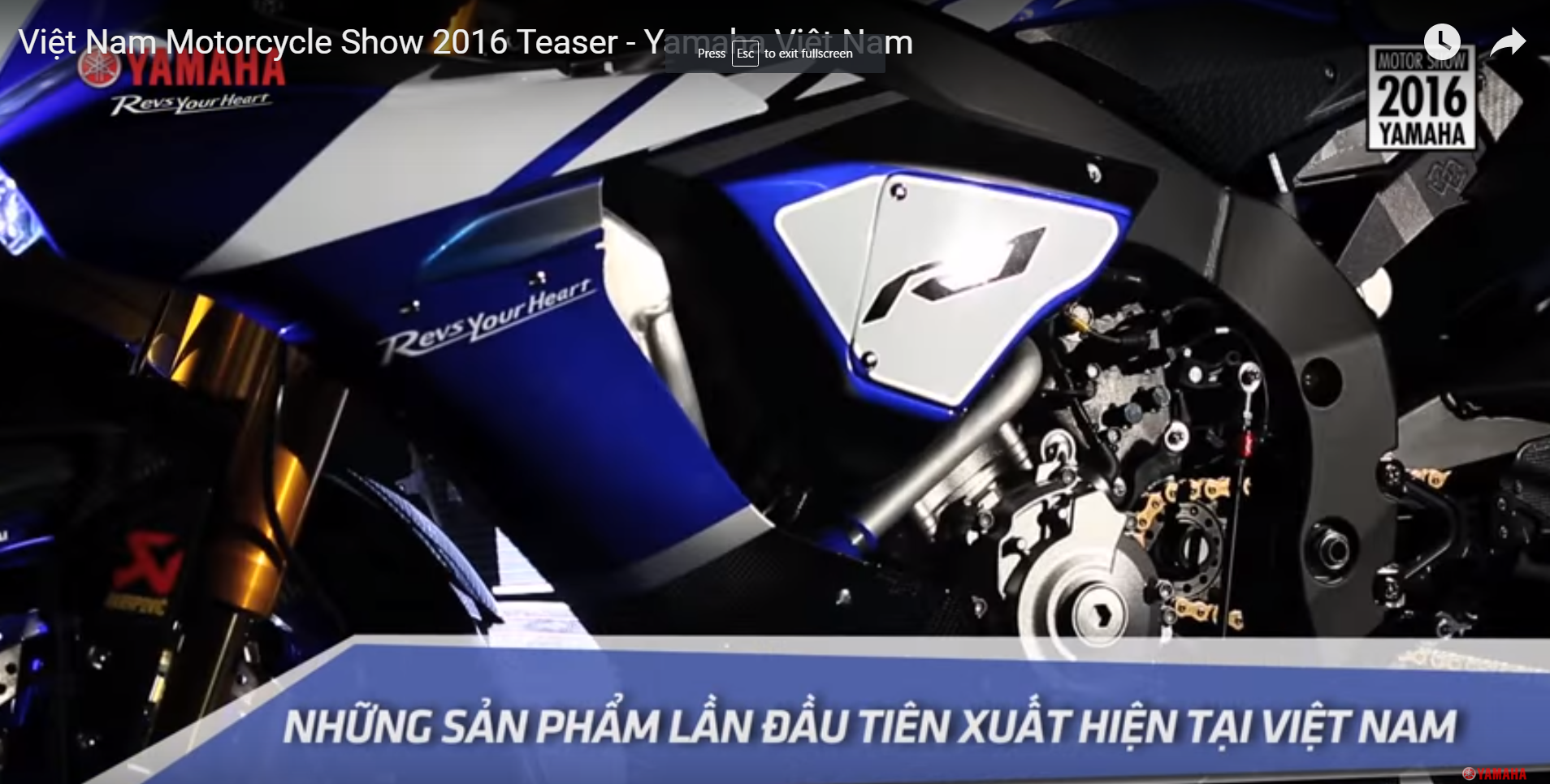 Yamaha va Trien lam moto, xe may Viet Nam 2016 hinh anh