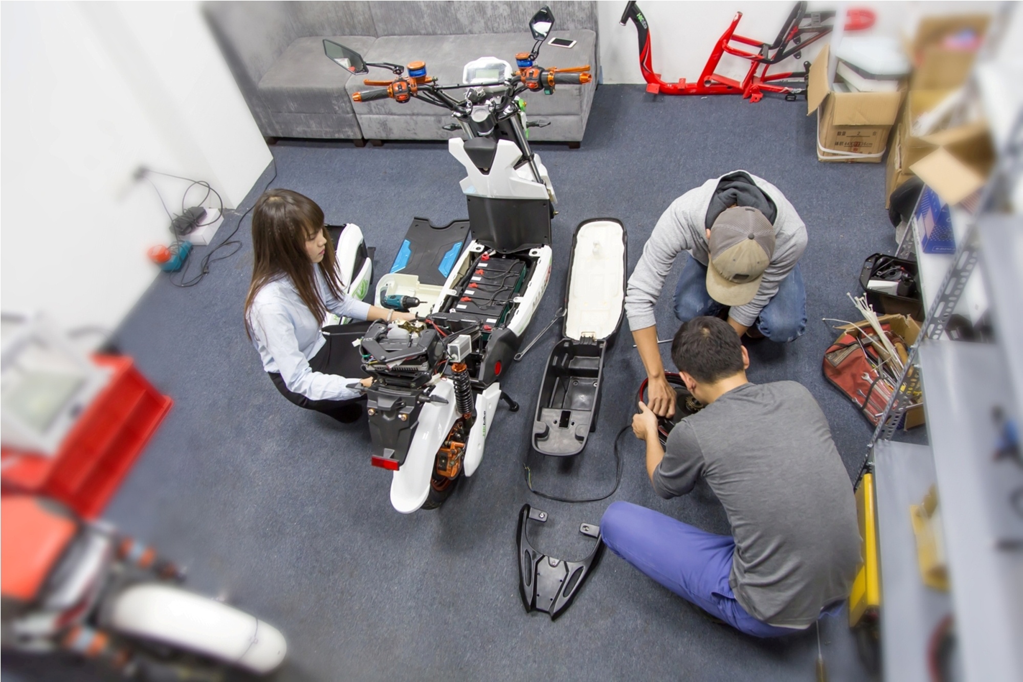 Xe đạp điện HKbike ảnh 3 Xe dap dien HKbike anh 3