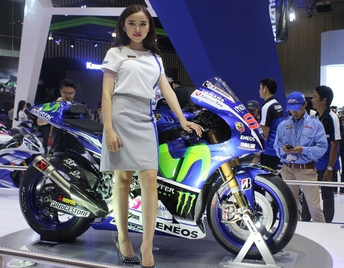 Cac ‘chien ma’ the thao cua Yamaha o trien lam xe may hinh anh