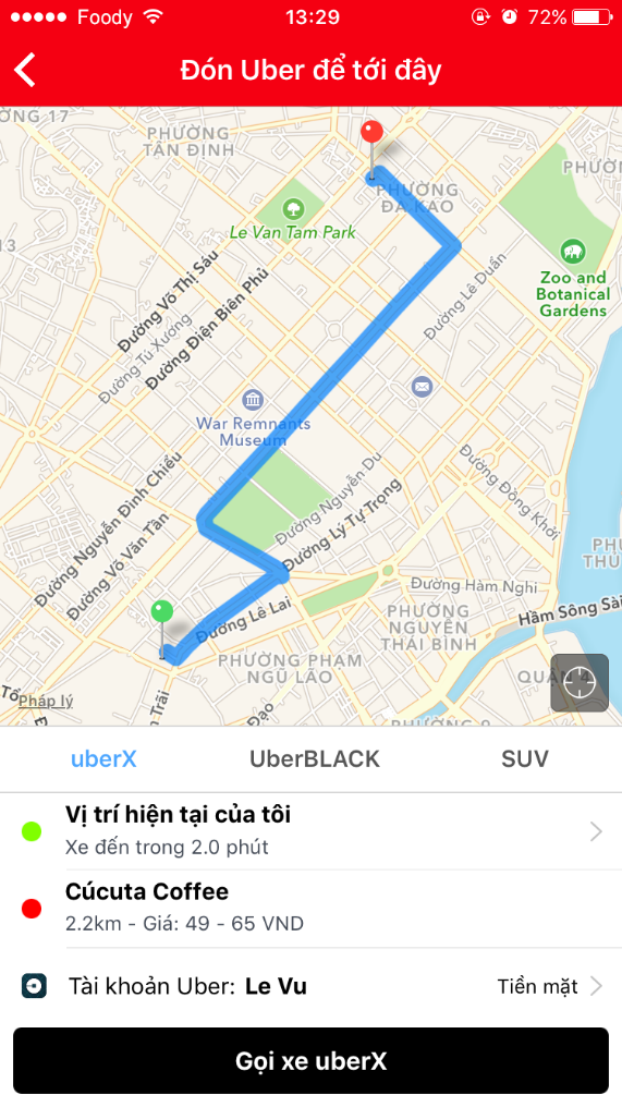 ung dung di dong,  ung dung Viet anh 1