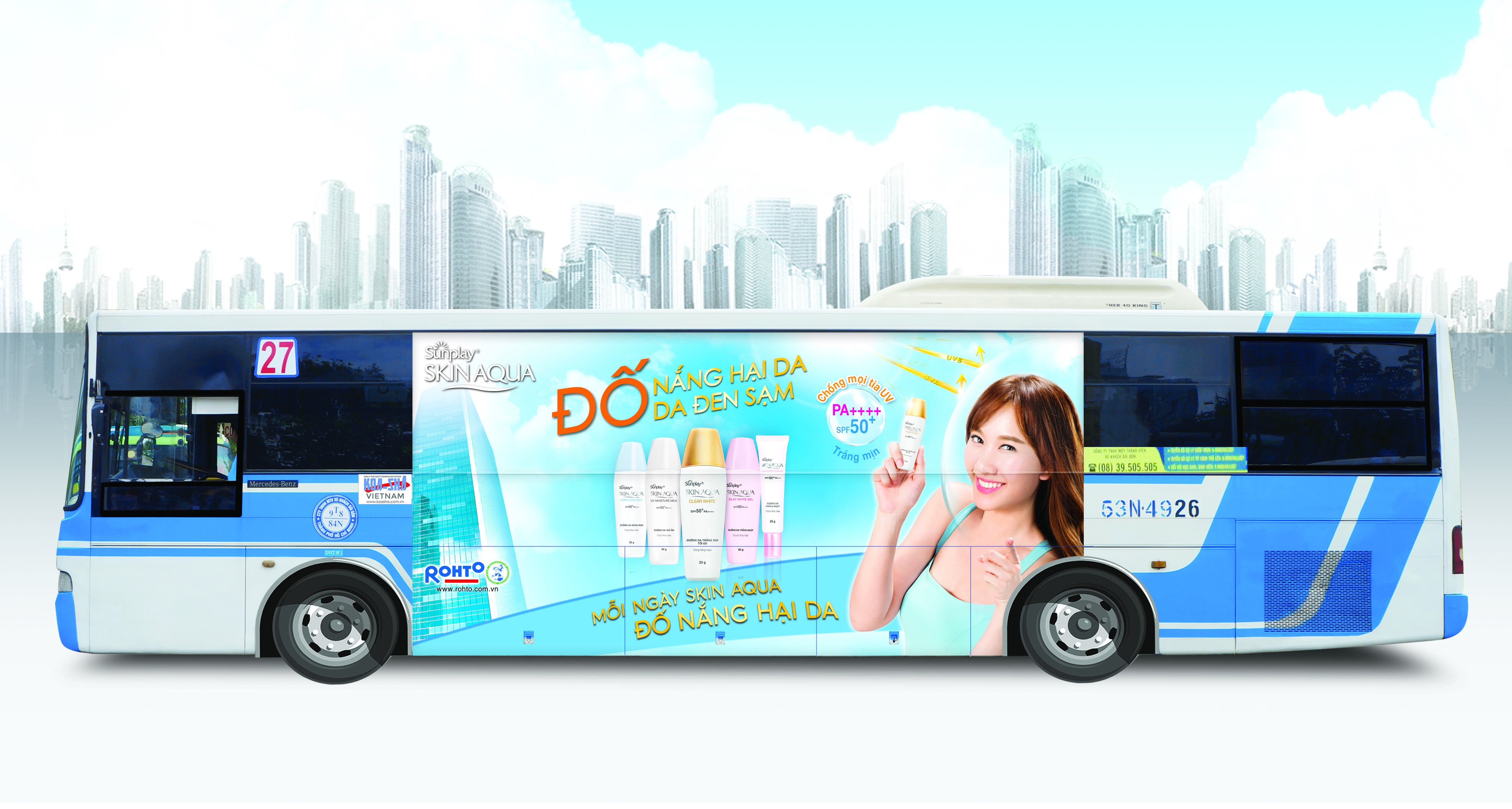 Xe buyt Sunplay to diem cho duong pho Sai Gon hinh anh