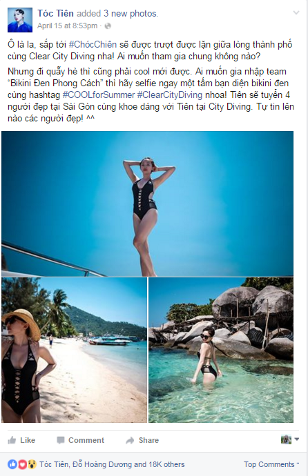 Tóc Tiên diện đồ bơi ảnh 2 Toc Tien dien do boi anh 2