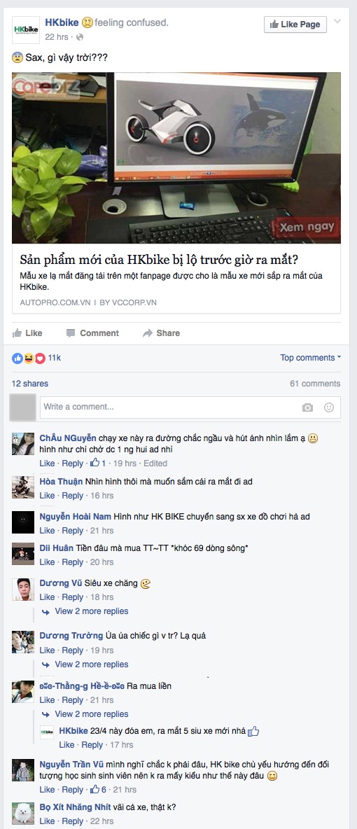 rò rỉ thông tin mẫu xe mới của hkbike ảnh 2 ro ri thong tin mau xe moi cua hkbike anh 2