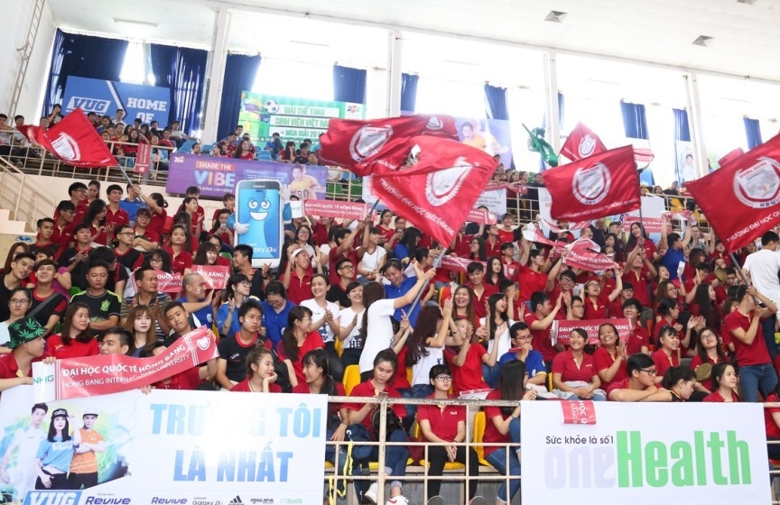 Giai the thao sinh vien Viet Nam VUG 2016 khai man soi dong hinh anh