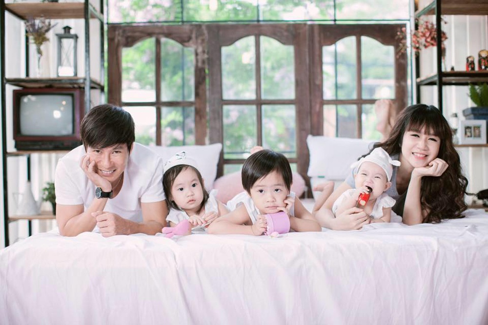 Minh Ha - Ly Hai chia se cach cham soc bua an cho con hinh anh