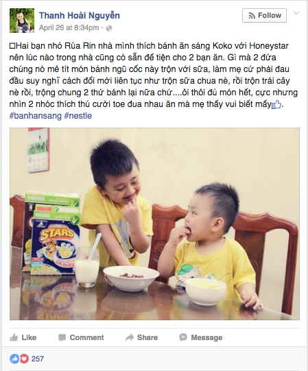 bữa sáng nhanh và đủ dinh dưỡng với ngũ cốc Nestle ảnh 3 bua sang nhanh va du dinh duong voi ngu coc Nestle anh 3