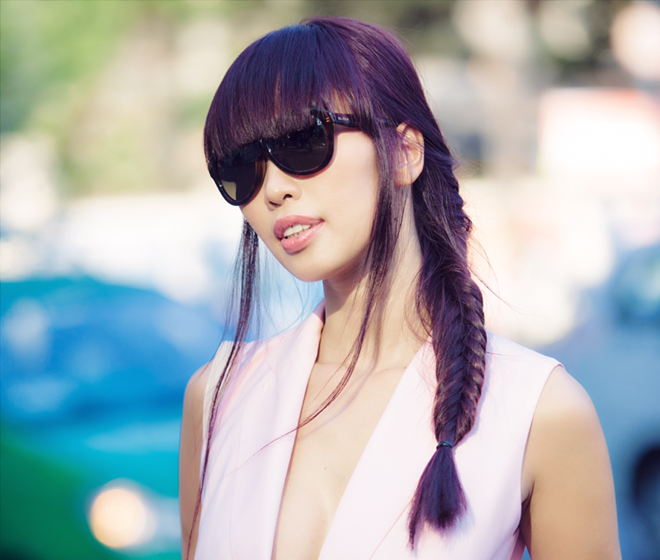 Ha Anh, Pham Huong dong loat lang xe mot toc tet xuong ca hinh anh