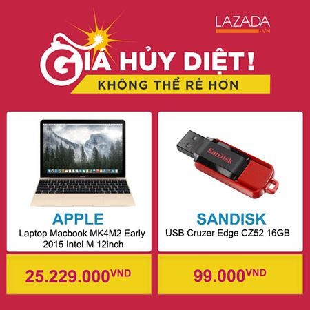 khuyến mãi "Giá hủy diệt" tại Lazada ảnh 2 khuyen mai "Gia huy diet" tai Lazada anh 2
