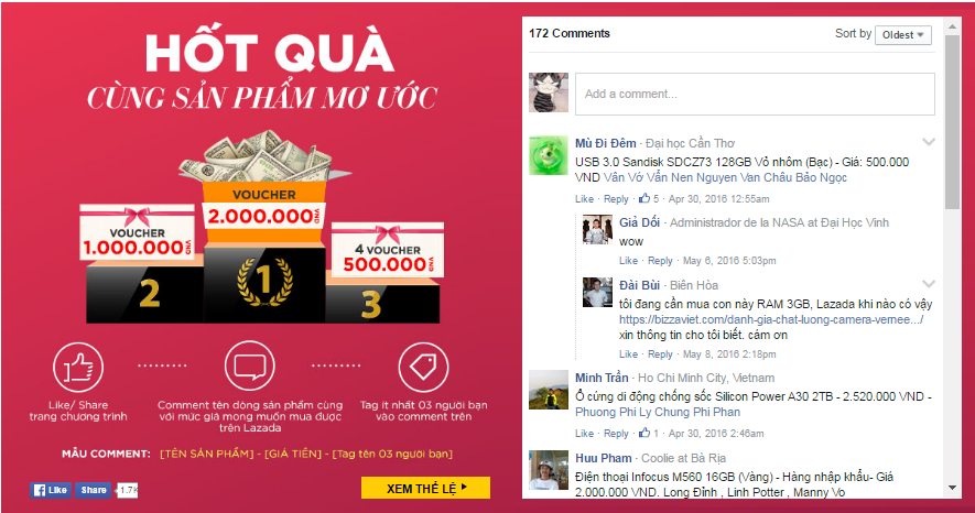 khuyến mãi "Giá hủy diệt" tại Lazada ảnh 4 khuyen mai "Gia huy diet" tai Lazada anh 4