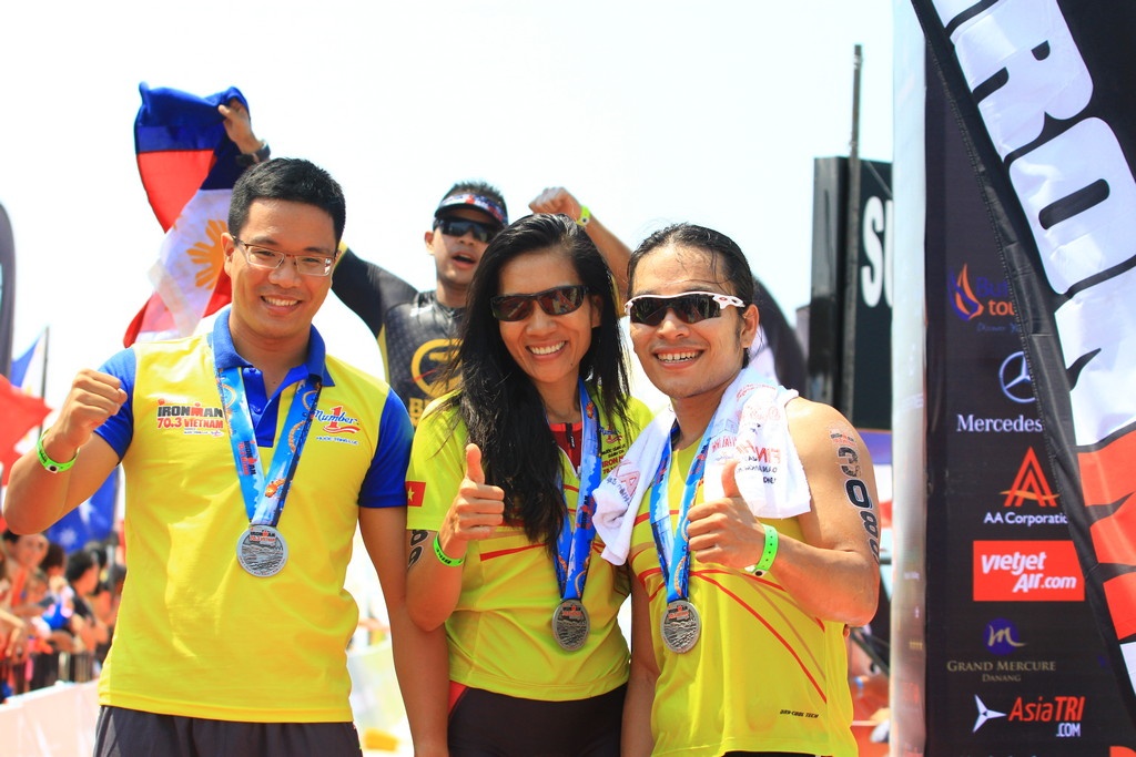 Hanh trinh can dich cua doi Number 1 tai Ironman 70.3 hinh anh