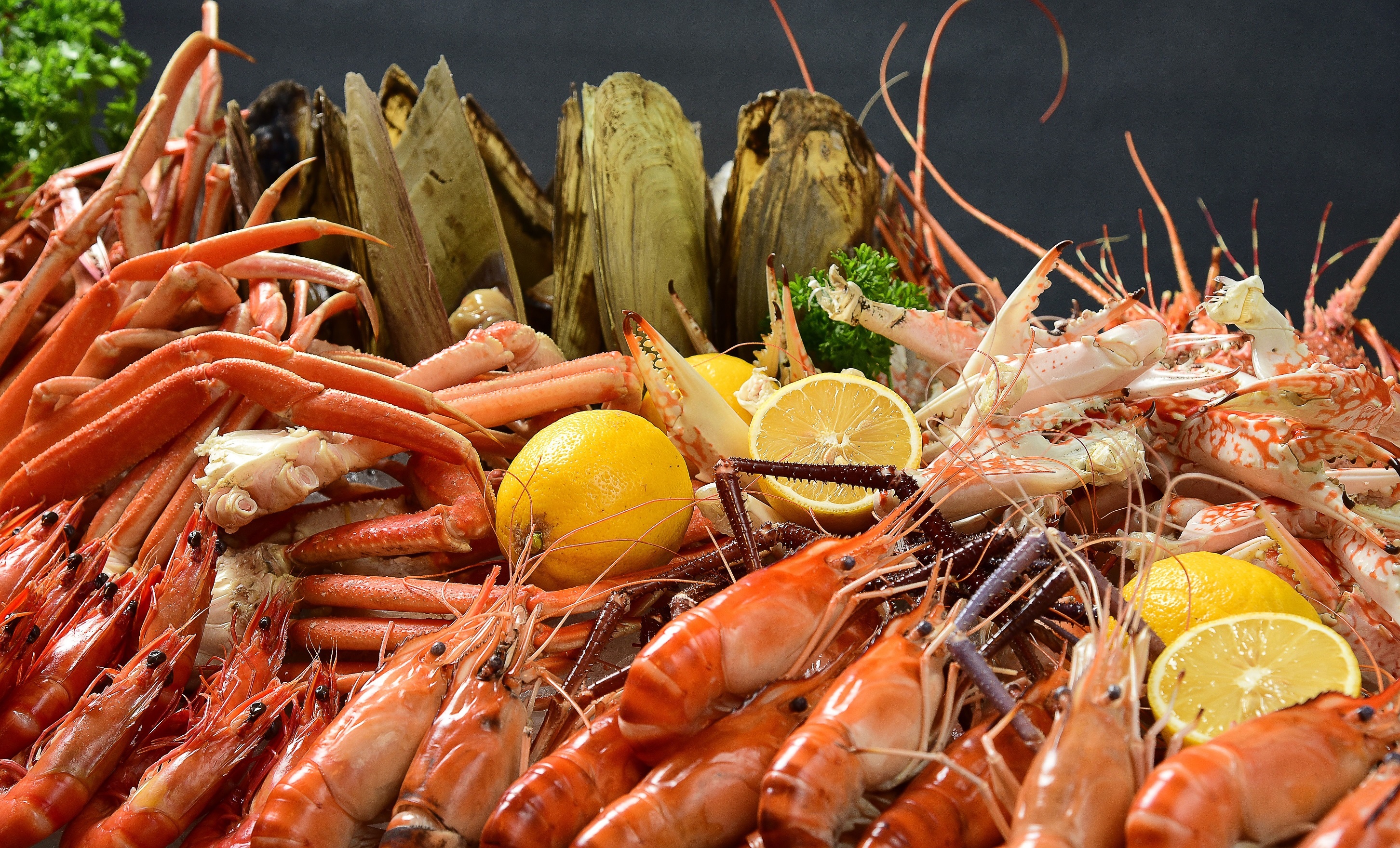 Tiec buffet hai san va tom hum o Sai Gon hinh anh