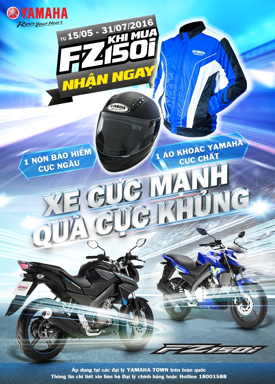 Yamaha khuyến mãi khi mua xe FZ150i ảnh 2 Yamaha khuyen mai khi mua xe FZ150i anh 2