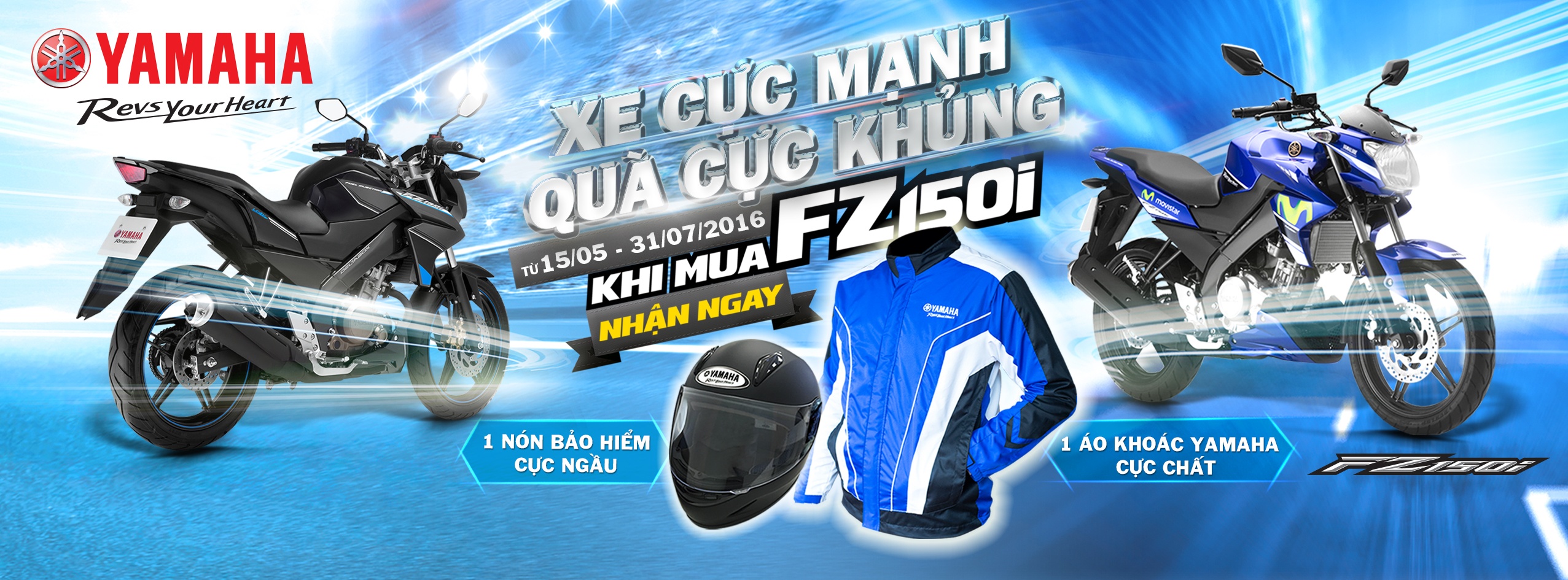 Yamaha khuyến mãi khi mua xe FZ150i ảnh 1 Yamaha khuyen mai khi mua xe FZ150i anh 1