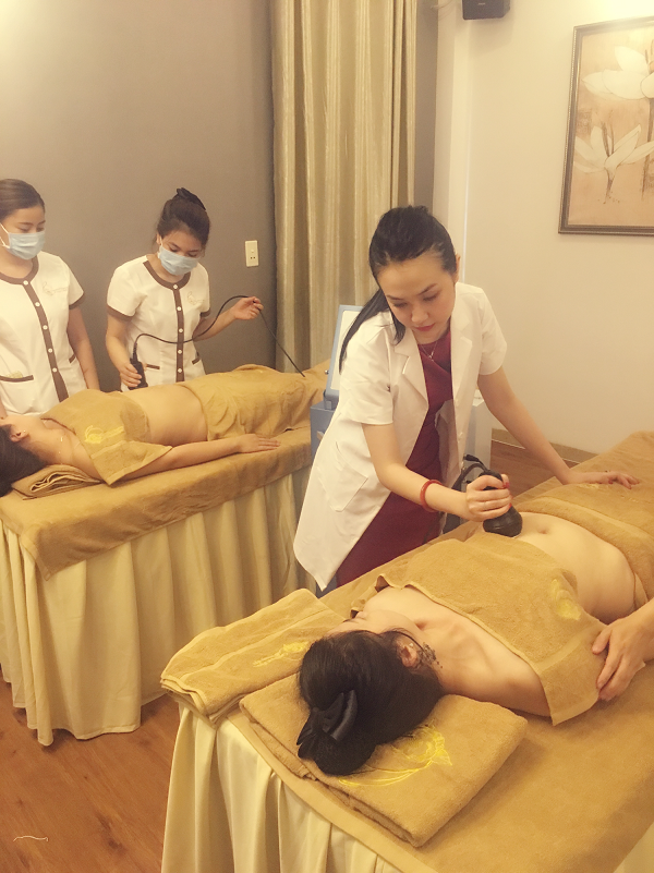 làm đẹp tại spa Camellia H của Hương Baby ảnh 3 lam dep tai spa Camellia H cua Huong Baby anh 3