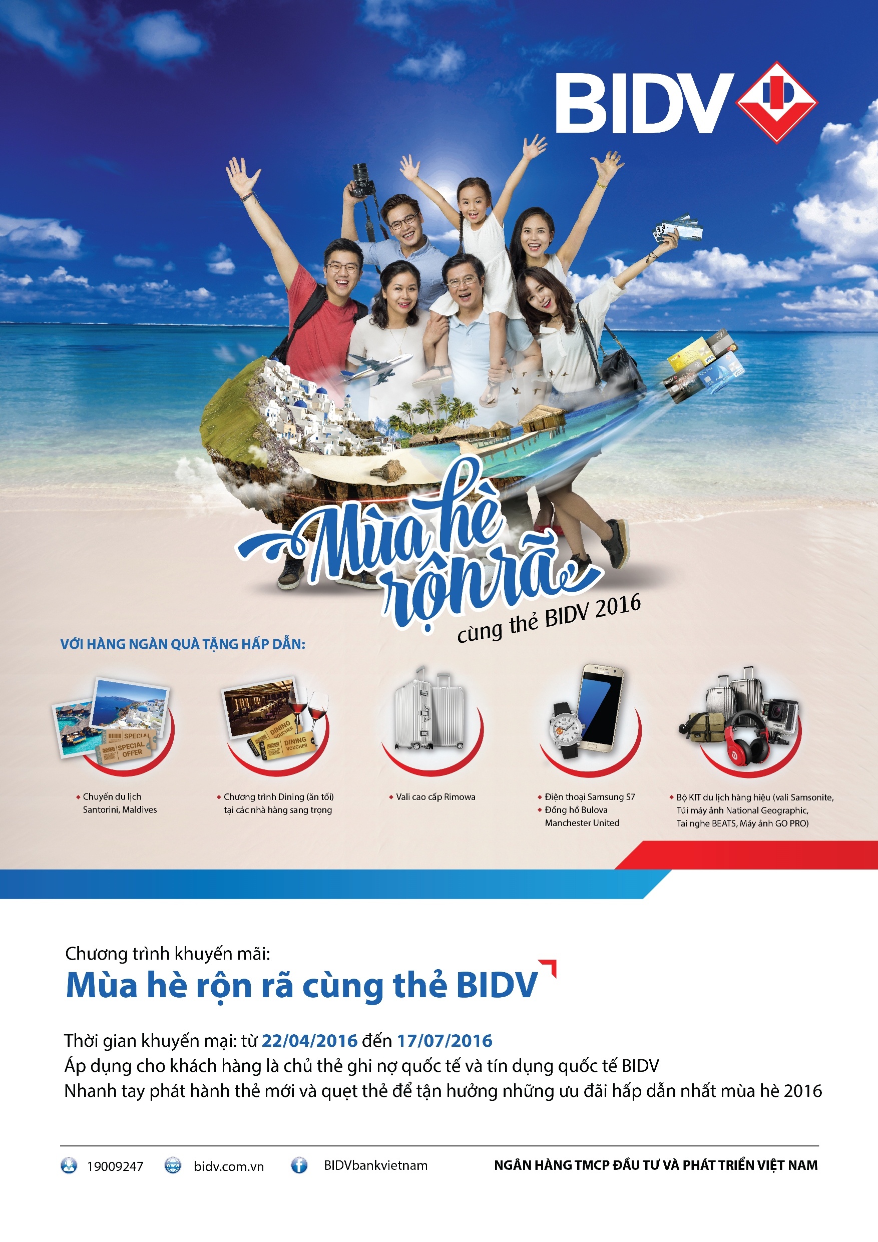 BIDV khuyến mãi hè 2016 ảnh 1 BIDV khuyen mai he 2016 anh 1