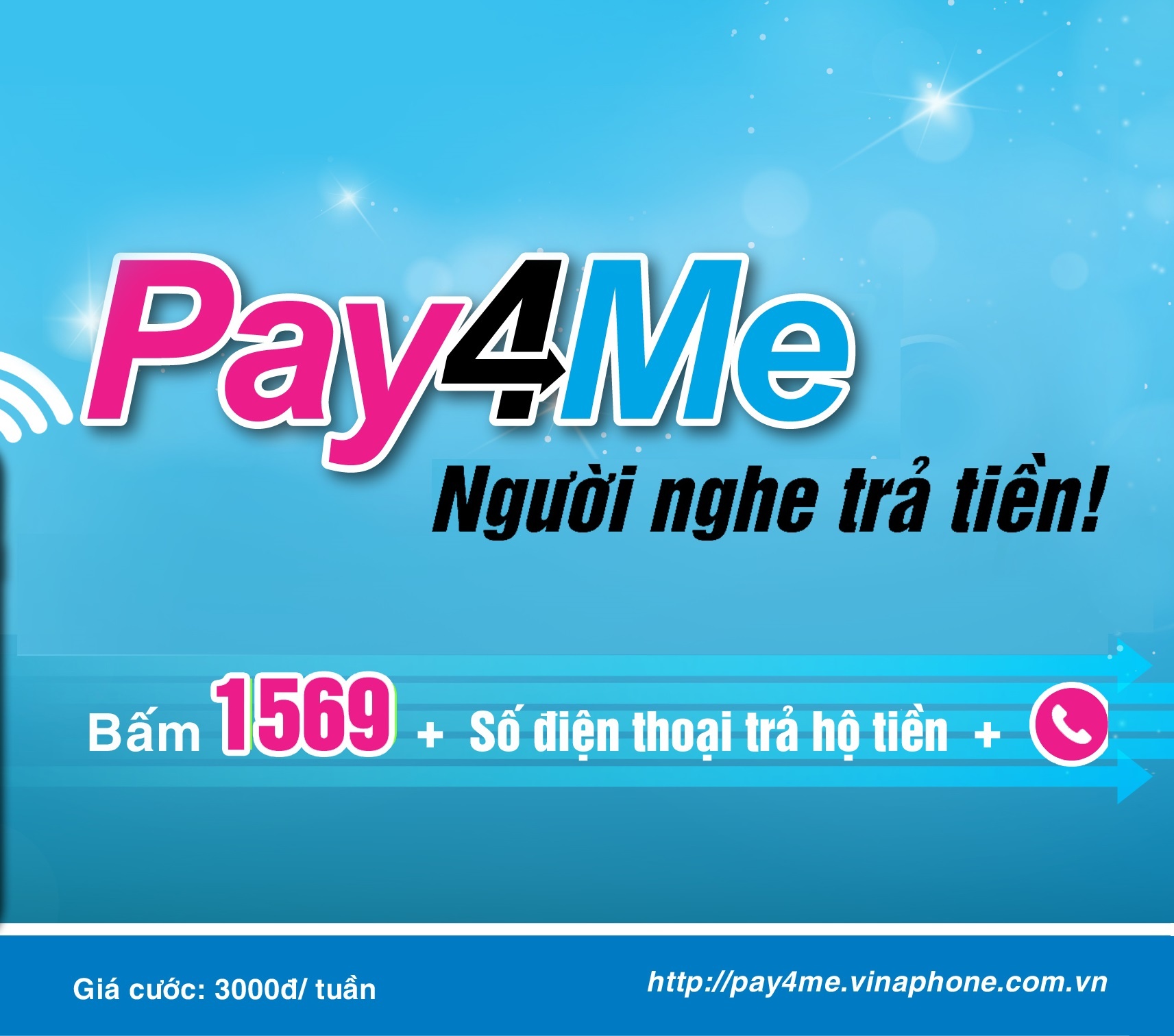 Duy tri cuoc goi nho dich vu nguoi nghe tra tien Pay4Me hinh anh