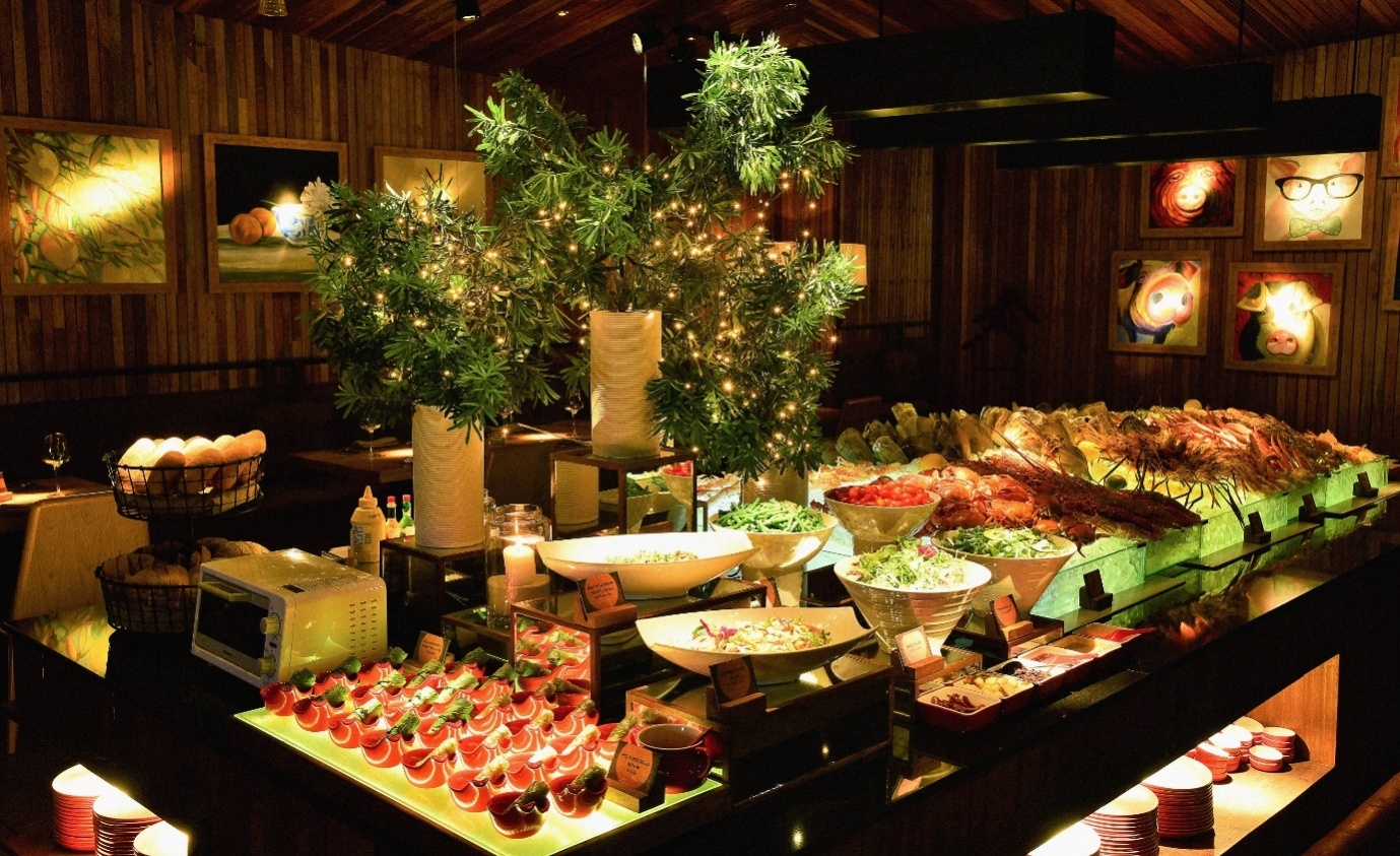 buffet hai san va tom hum o Sai Gon anh 1