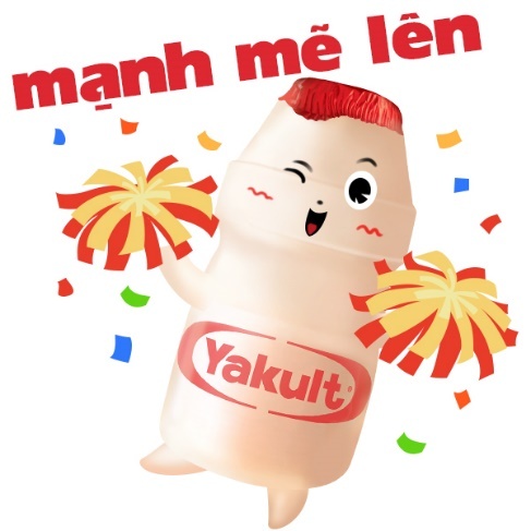 sticker hài hước của Yakult ảnh 1 sticker hai huoc cua Yakult anh 1