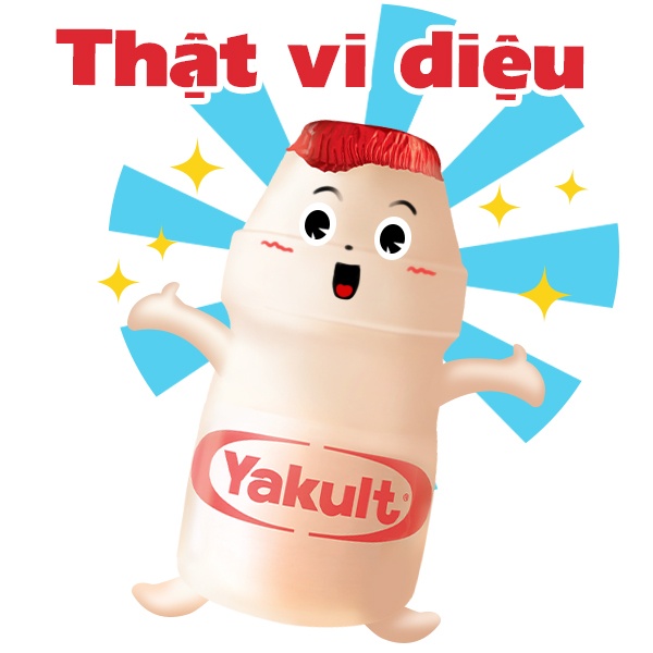 sticker hài hước của Yakult ảnh 2 sticker hai huoc cua Yakult anh 2