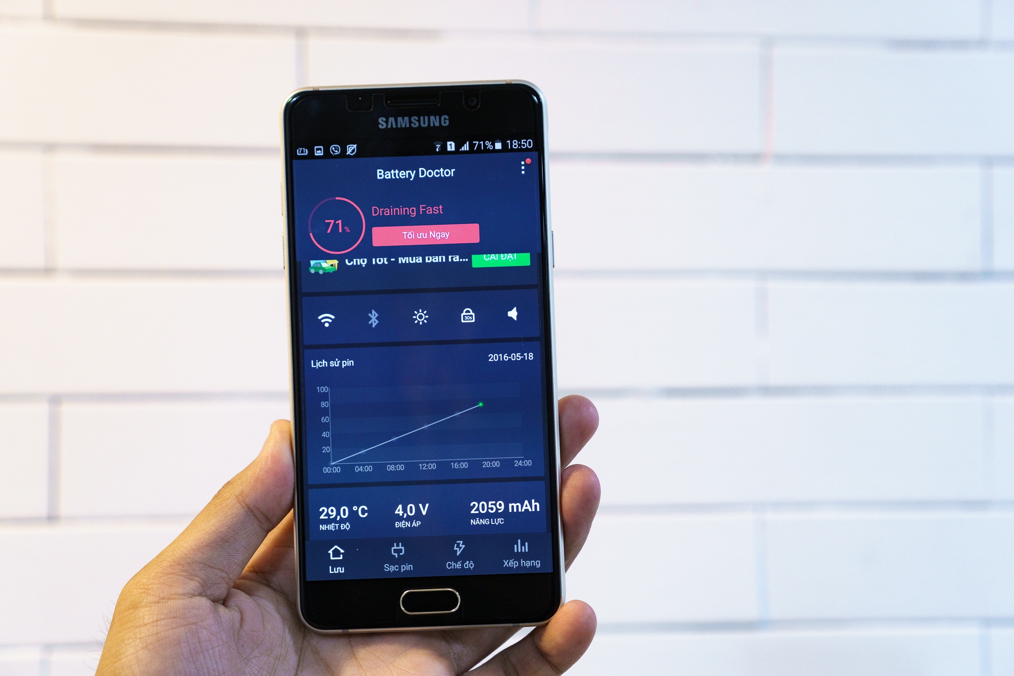 cách tối ưu hóa pin cho Galaxy A5 ảnh 1 cach toi uu hoa pin cho Galaxy A5 anh 1