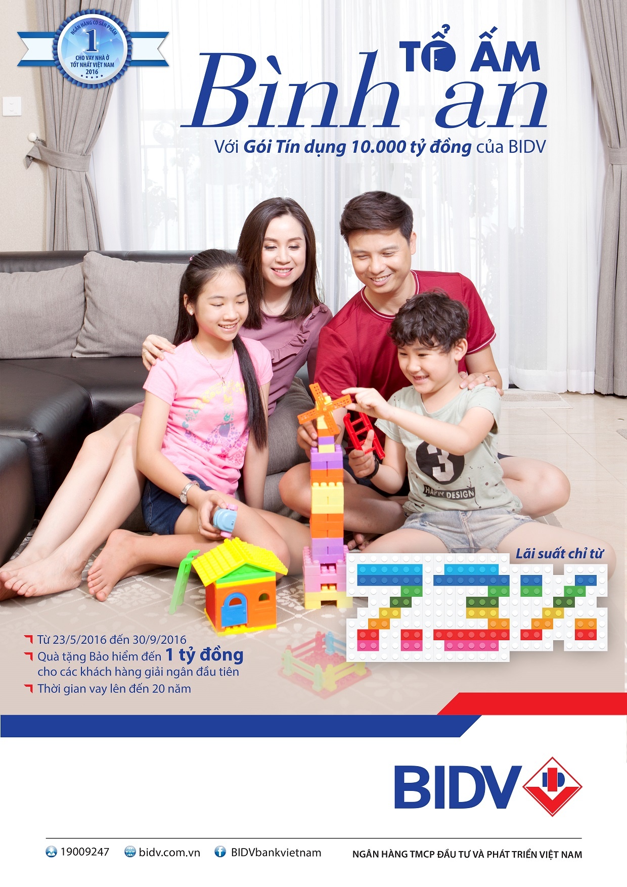 vay mua nhà lãi suất 7, 3%/năm cùng BIDV ảnh 1 vay mua nha lai suat 7, 3%/nam cung BIDV anh 1