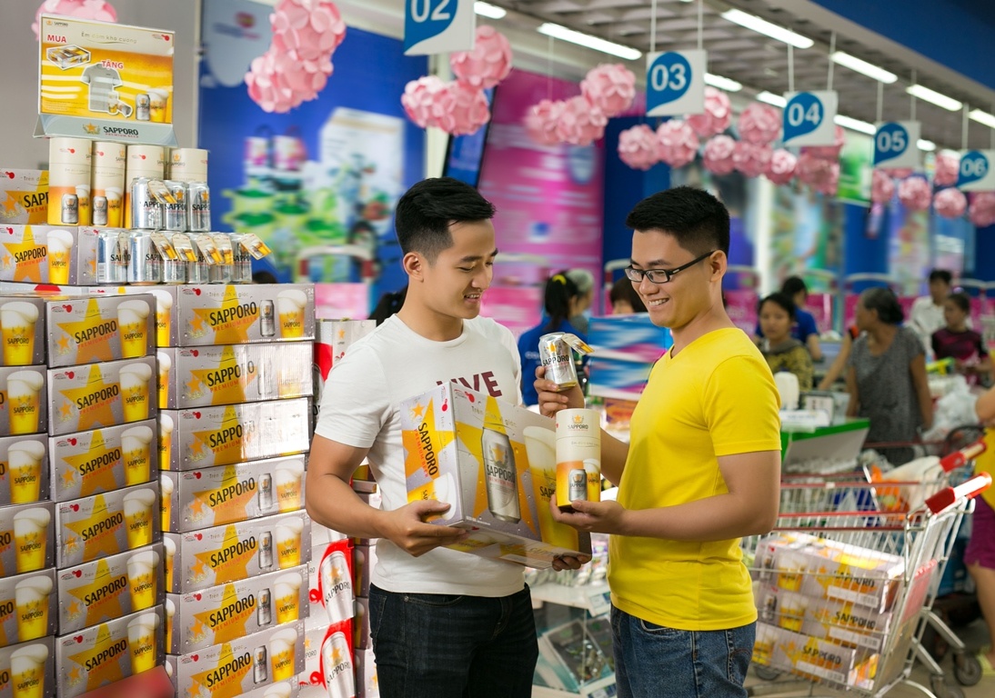 Thuong thuc Sapporo Premium Beer vi em dam dung gu Viet hinh anh