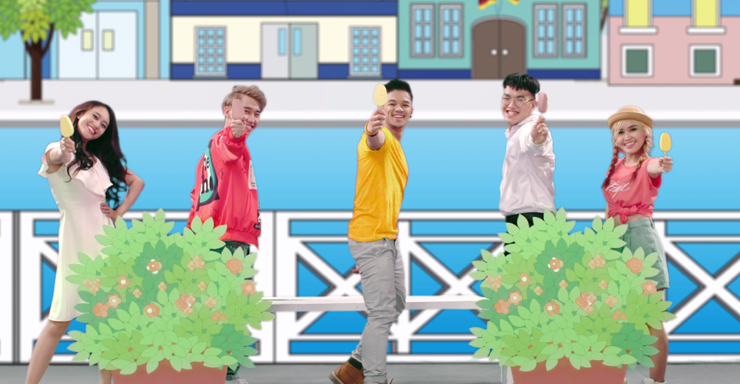 Trọng Hiếu thành chàng tặng kem trong MV mới ảnh 3 Trong Hieu thanh chang tang kem trong MV moi anh 3