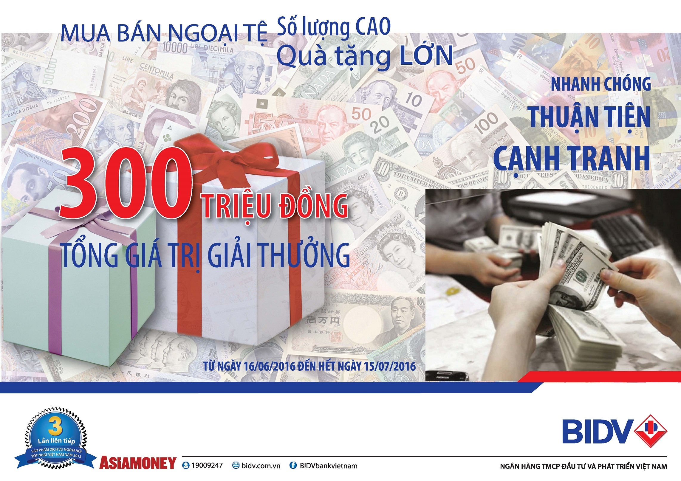 BIDV tri ân khách hàng giao dịch ngoại tệ ảnh 1 BIDV tri an khach hang giao dich ngoai te anh 1