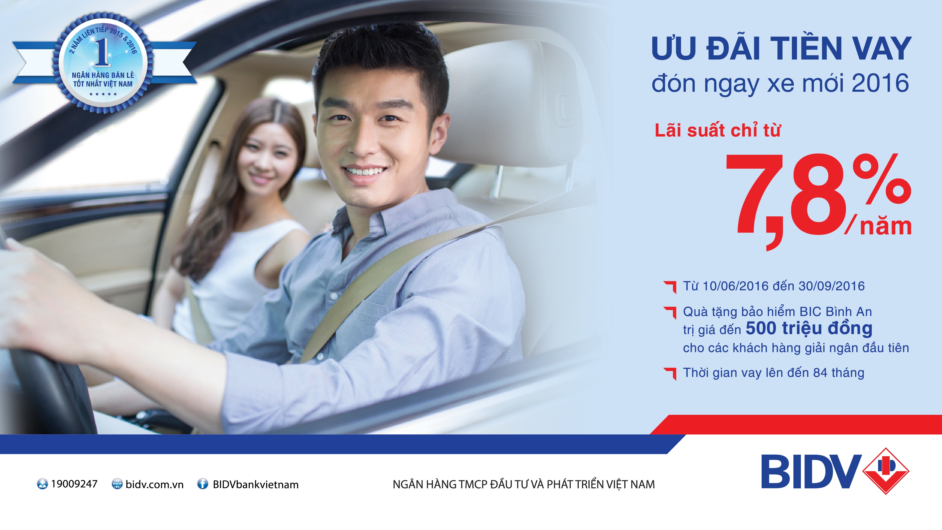 Vay oto nhan qua bao hiem tu BIDV hinh anh