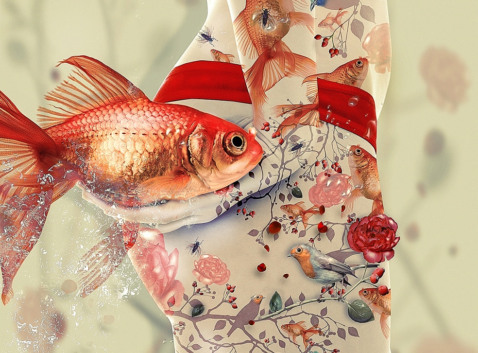 Hoa hong bay bong va doc dao trong sang tao cua gioi tre hinh anh