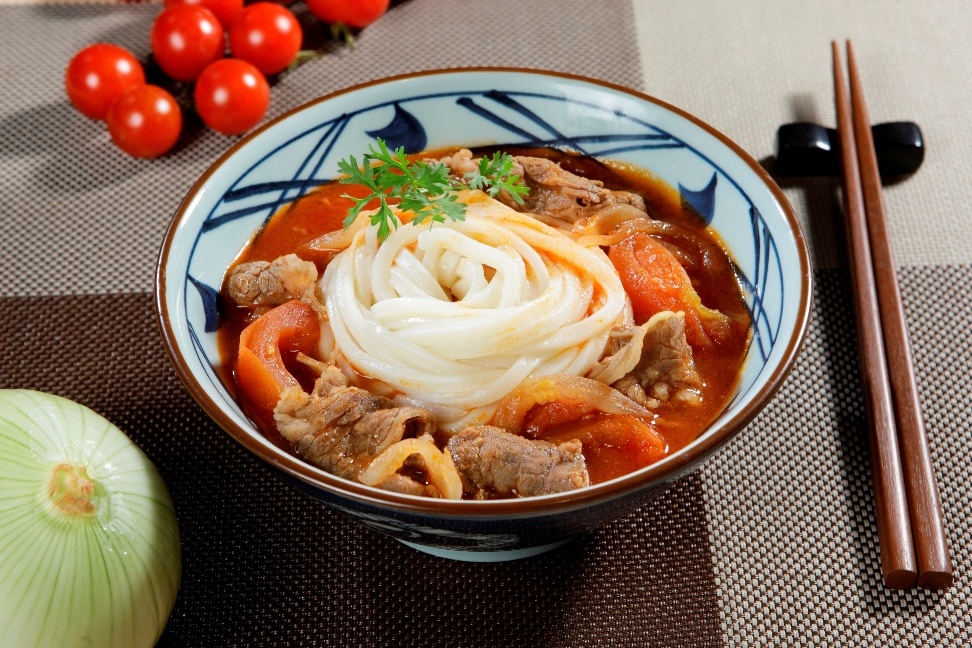 Thuong thuc mi udon dam chat Nhat tai Marukame Udon 8 hinh anh