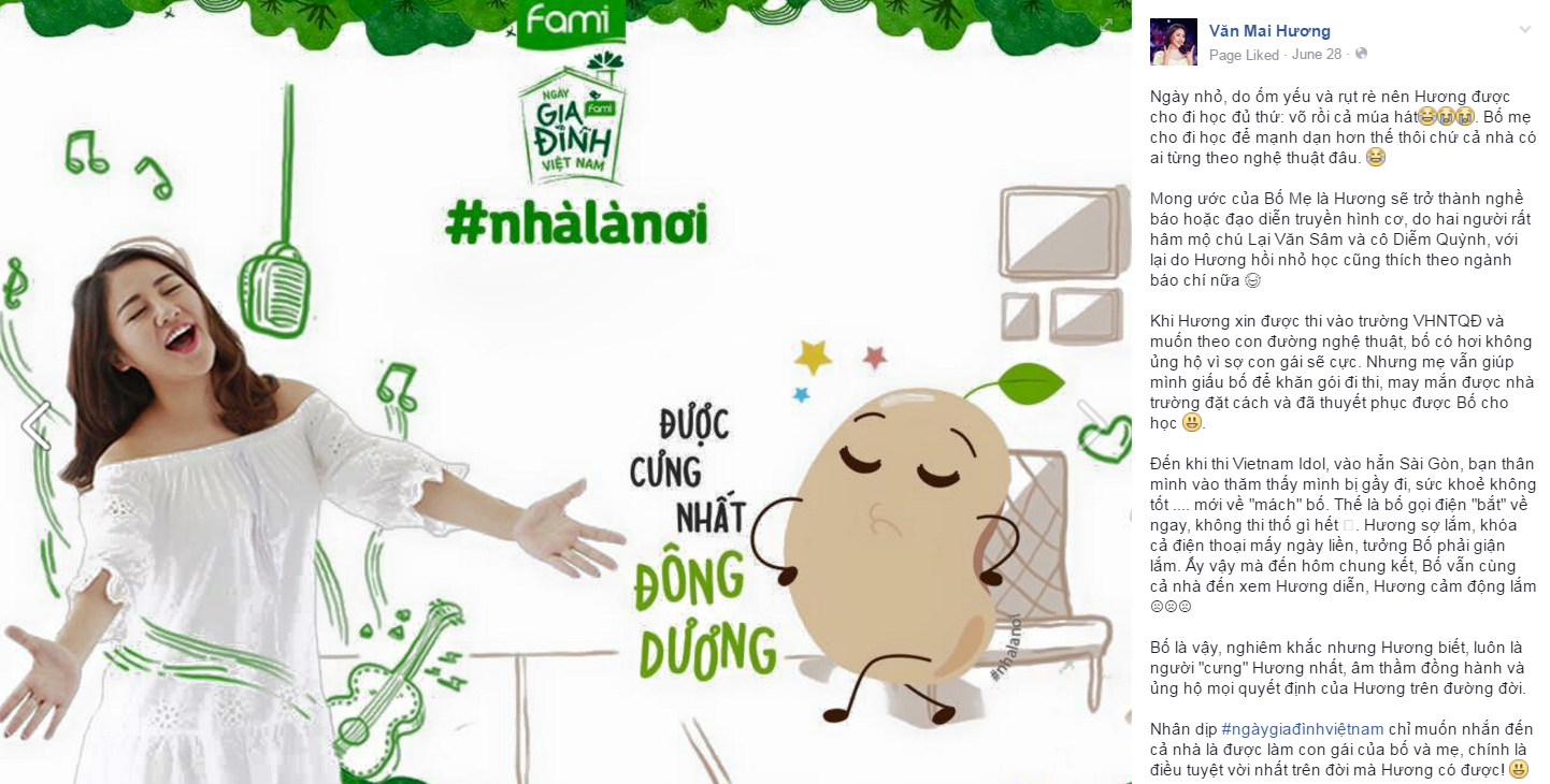 Van Mai Huong va gia dinh anh 2