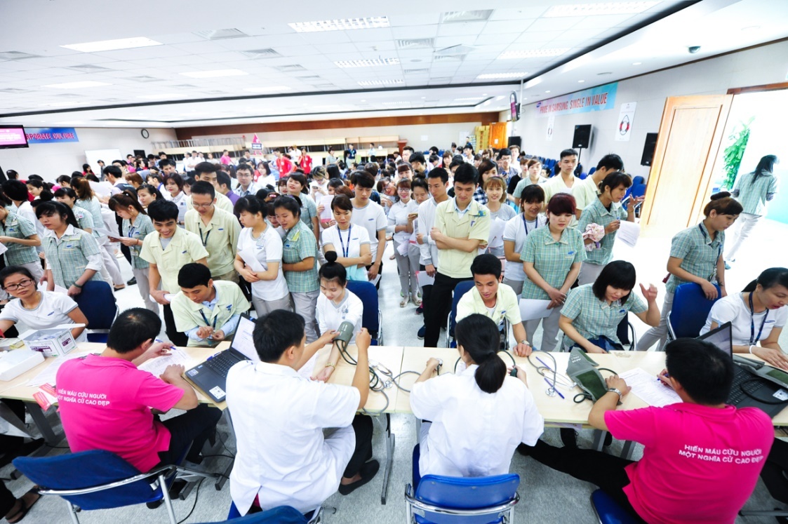 Samsung phát động chương trình hiến máu ảnh 2 Samsung phat dong chuong trinh hien mau anh 2